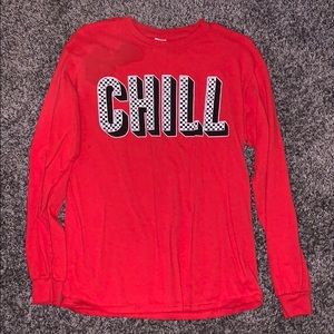 Women's Long Sleeve Red